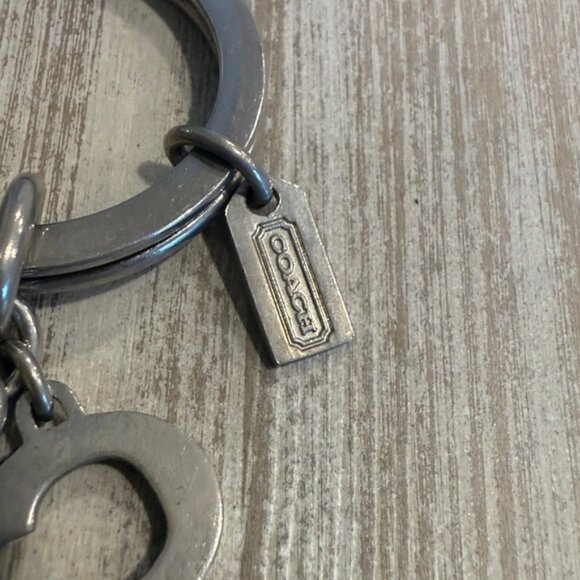 Coach Crystal Letters Spelling Coach Dangle Cascading Keychain Purse Charm - Picture 2 of 2